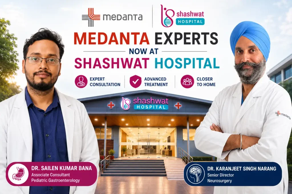 Association with medanta - Shashwat Hosptital